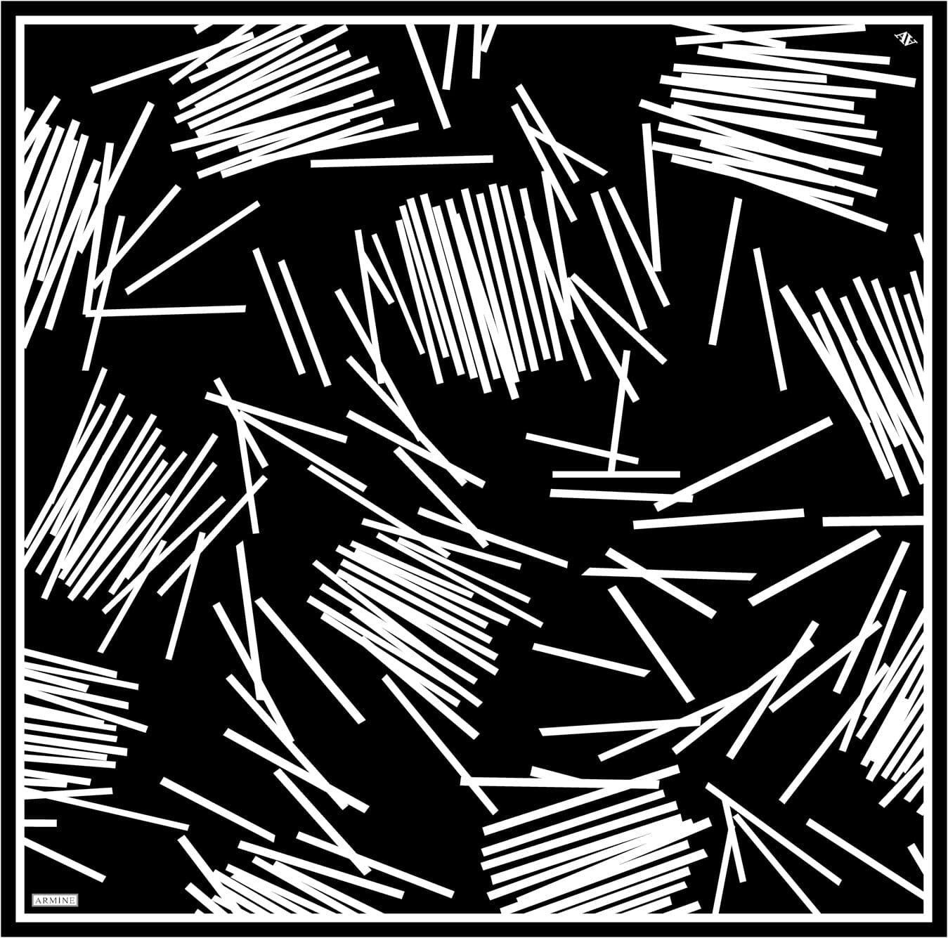 Armine Darcy Geometric Silk Scarf