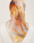 Armine Debussy Abstract Silk Scarf