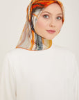 Armine Debussy Abstract Silk Scarf