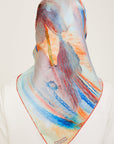 Armine Debussy Abstract Silk Scarf