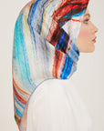 Armine Debussy Abstract Silk Scarf