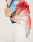 Armine Debussy Abstract Silk Scarf