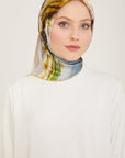 Armine Debussy Abstract Silk Scarf