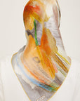 Armine Debussy Abstract Silk Scarf
