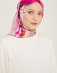 Armine Debussy Abstract Silk Scarf