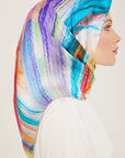 Armine Debussy Abstract Silk Scarf