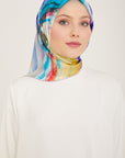 Armine Debussy Abstract Silk Scarf
