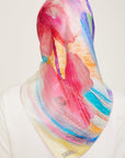 Armine Debussy Abstract Silk Scarf