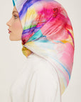 Armine Debussy Abstract Silk Scarf