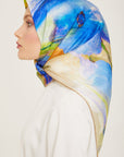 Armine Debussy Abstract Silk Scarf