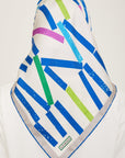 Armine Geometric Silk Scarf