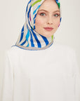 Armine Geometric Silk Scarf