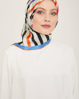 Armine Geometric Silk Scarf