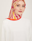 Armine Geometric Silk Scarf