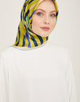 Armine Geometric Silk Scarf
