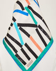 Armine Geometric Silk Scarf