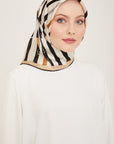 Armine Geometric Silk Scarf