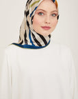 Armine Geometric Silk Scarf