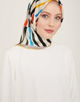 Armine Geometric Silk Scarf