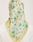 Armine Hydrangea Print Silk Scarf