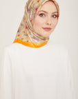 Armine Hydrangea Print Silk Scarf