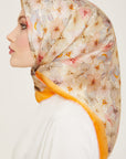 Armine Hydrangea Print Silk Scarf