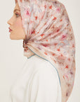 Armine Hydrangea Print Silk Scarf