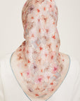 Armine Hydrangea Print Silk Scarf