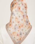 Armine Hydrangea Print Silk Scarf