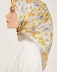 Armine Hydrangea Print Silk Scarf