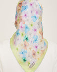 Armine Hydrangea Print Silk Scarf