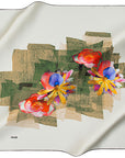 Orkhis Square Silk Scarf