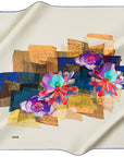 Orkhis Square Silk Scarf