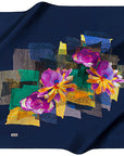 Orkhis Square Silk Scarf
