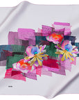 Orkhis Square Silk Scarf