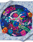 Sunshine Floral Silk Scarf