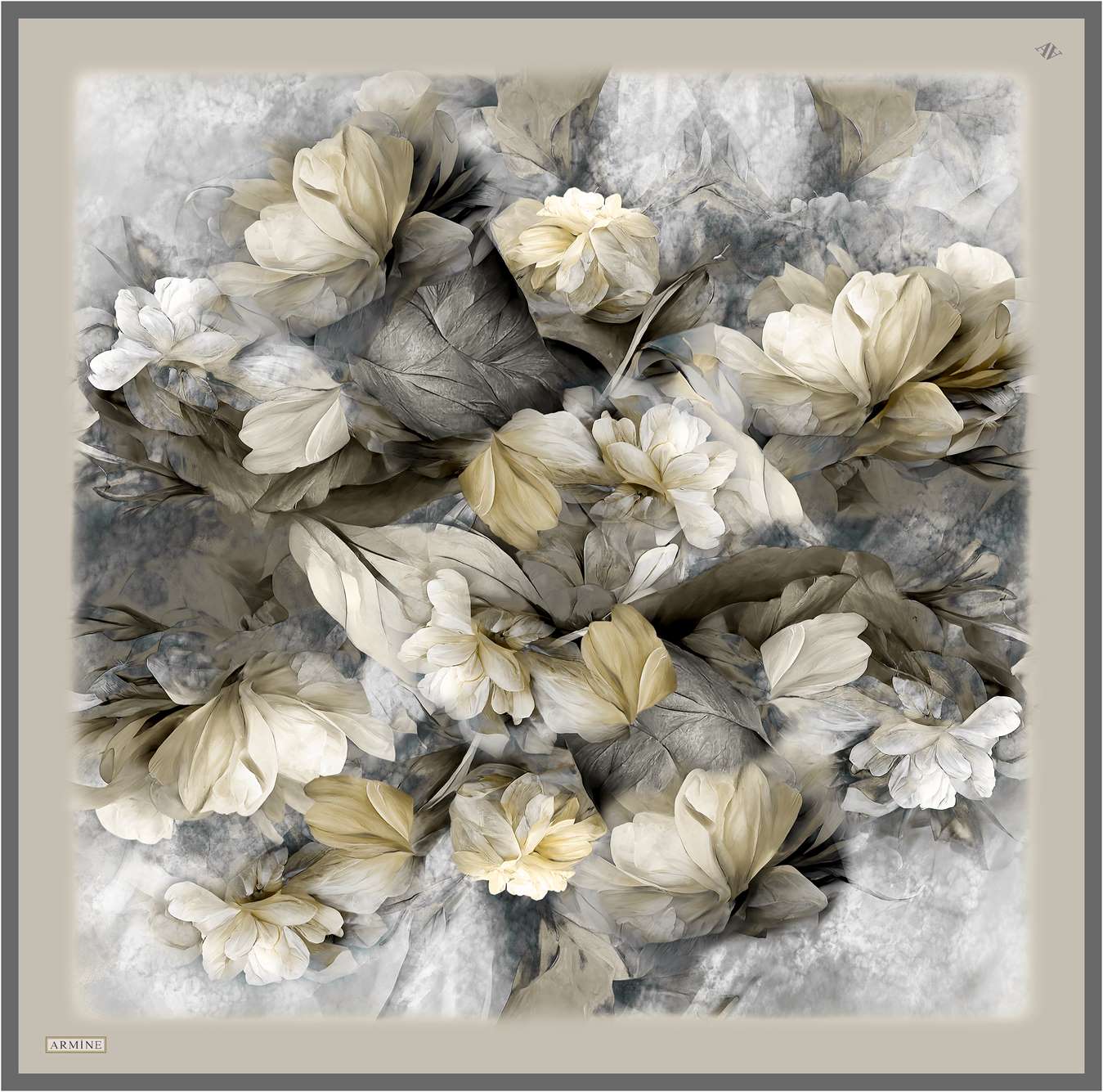 Nigella Floral Silk Scarf 