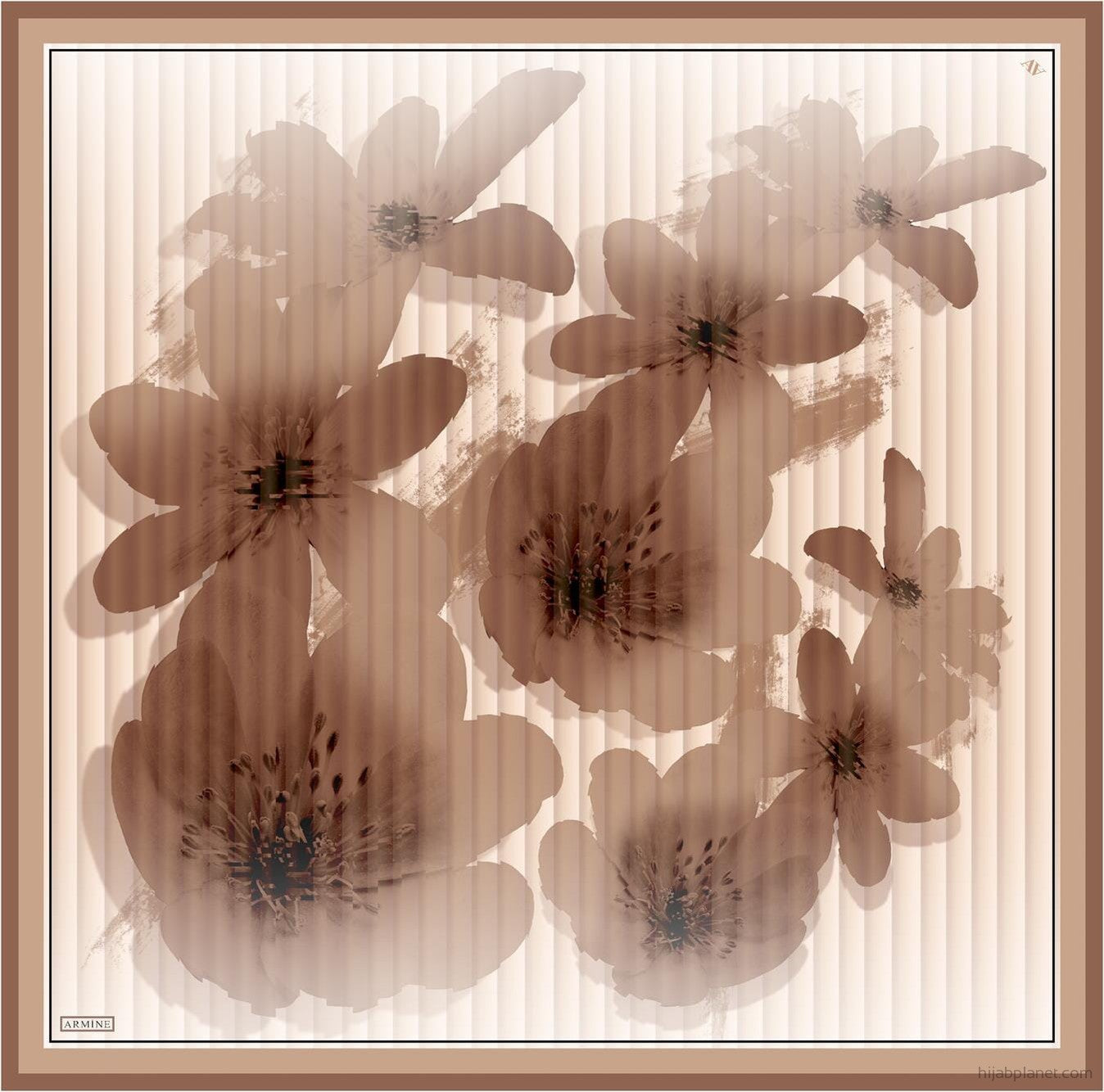 Armine Amaris Floral Silk Scarf #1 Silk Scarves Armine 