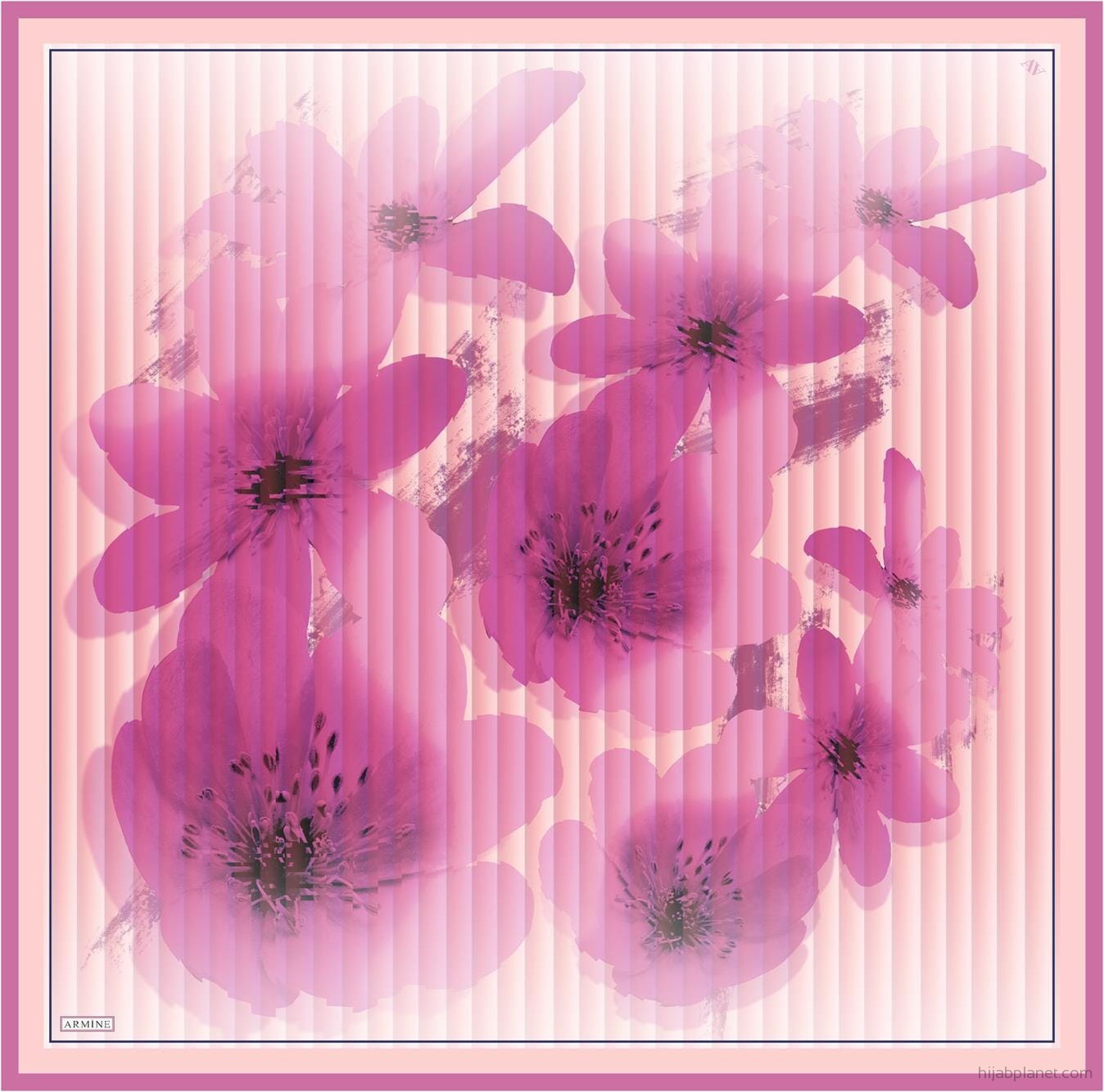 Armine Amaris Floral Silk Scarf #33 Silk Scarves Armine 