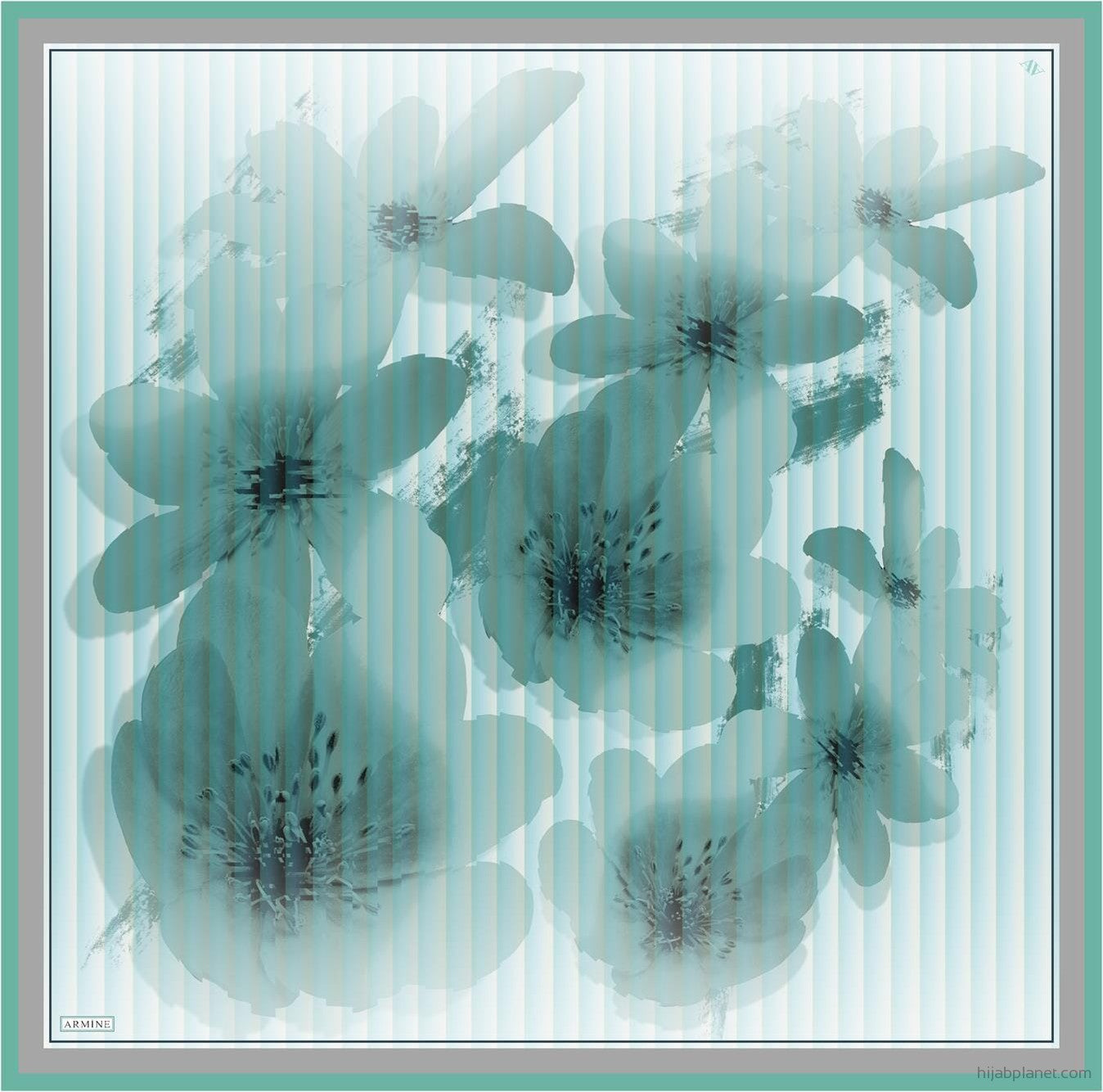 Armine Amaris Floral Silk Scarf #34 Silk Scarves Armine 