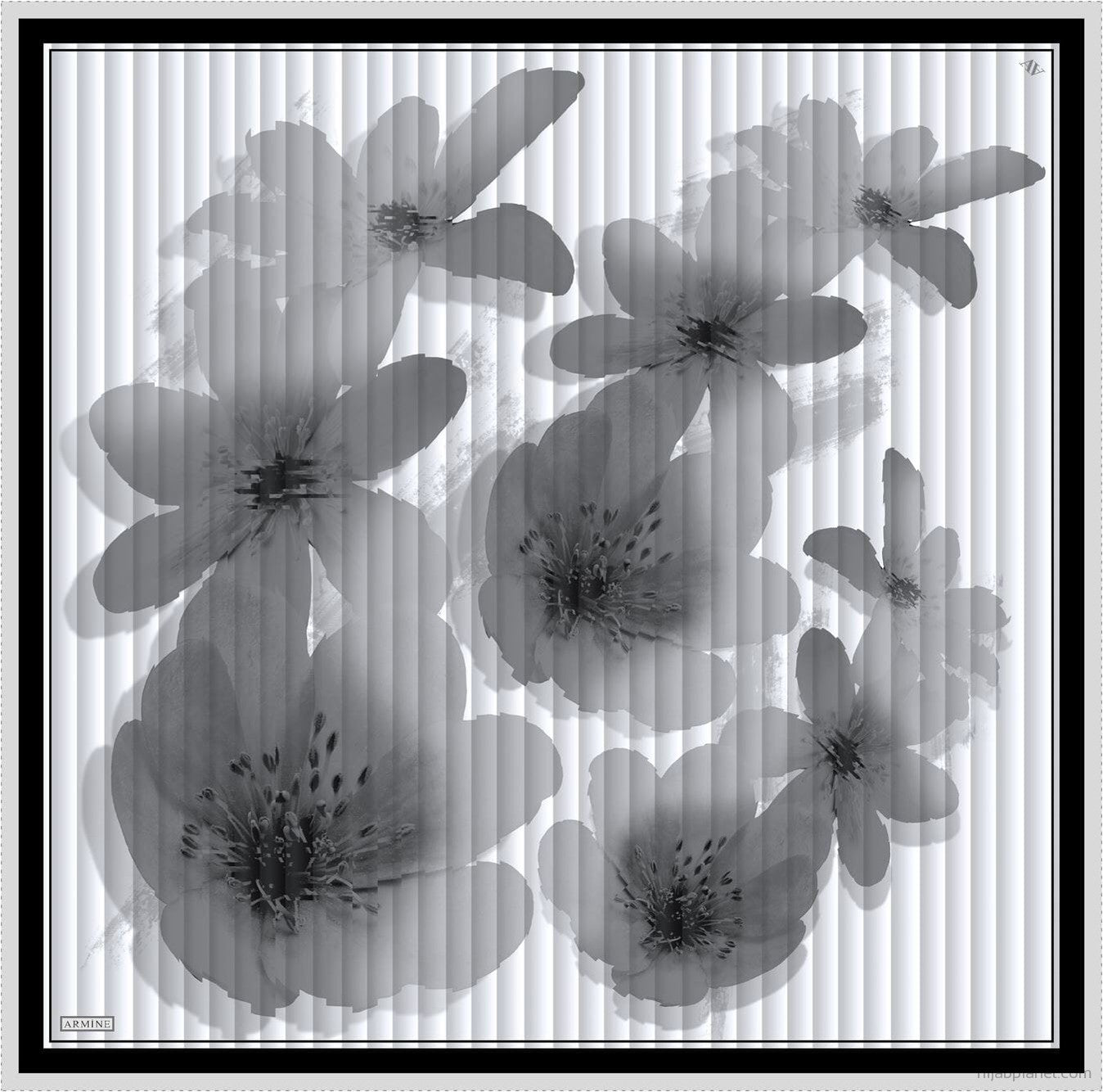 Armine Amaris Floral Silk Scarf #7 Silk Scarves Armine 