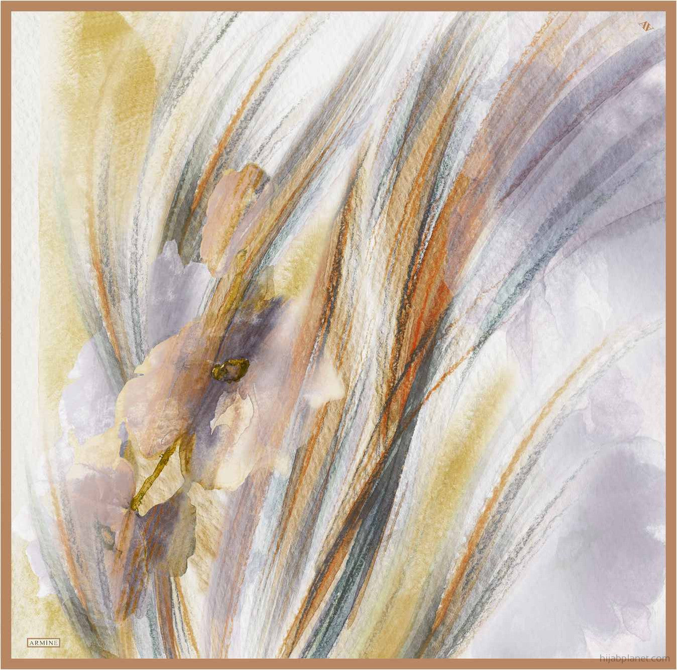 Armine Debussy Abstract Silk Scarf #2 Silk Scarves Armine 