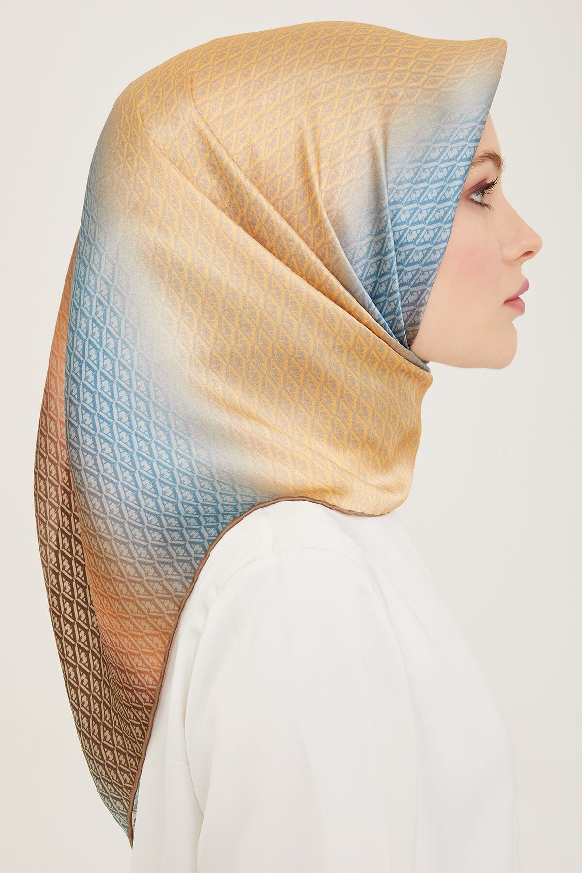 Armine Hathway Women Silk Scarf #9 Silk Scarves Armine 