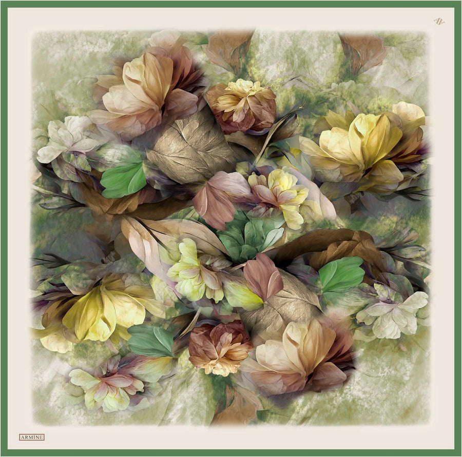 Nigella Floral Silk Scarf #33