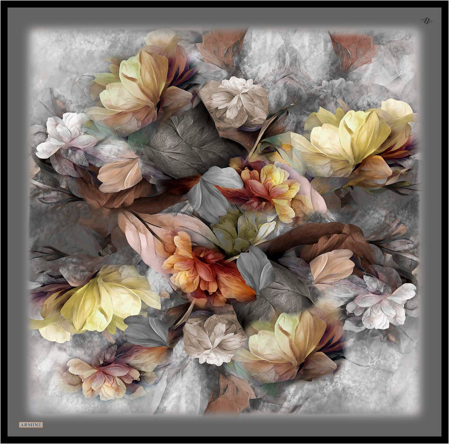 Nigella Floral Silk Scarf #39