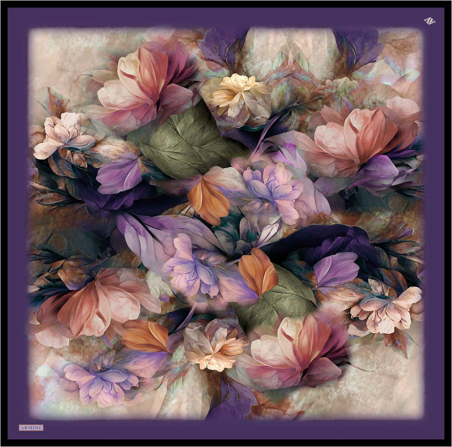 Nigella Floral Silk Scarf #6