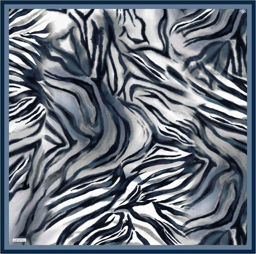 Zendaya Animal Print Silk Scarf #35