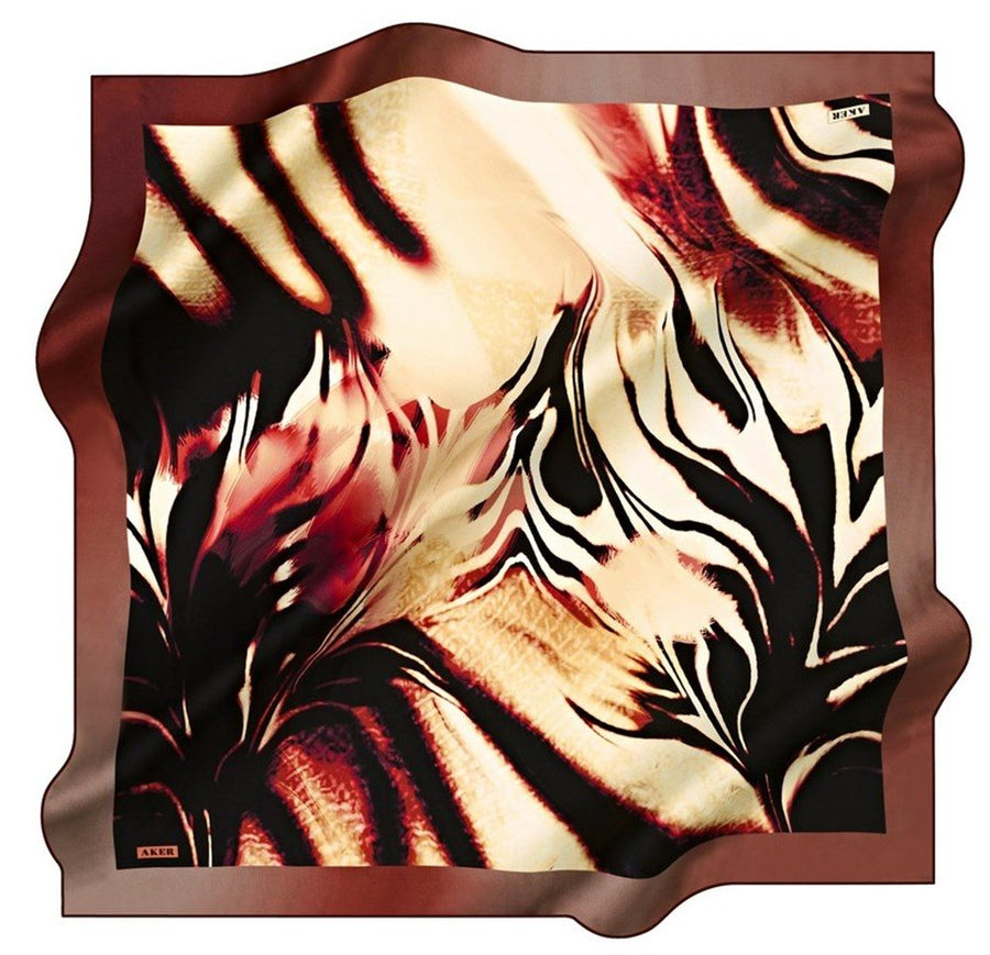 Estella Modern Floral Silk Scarf #41